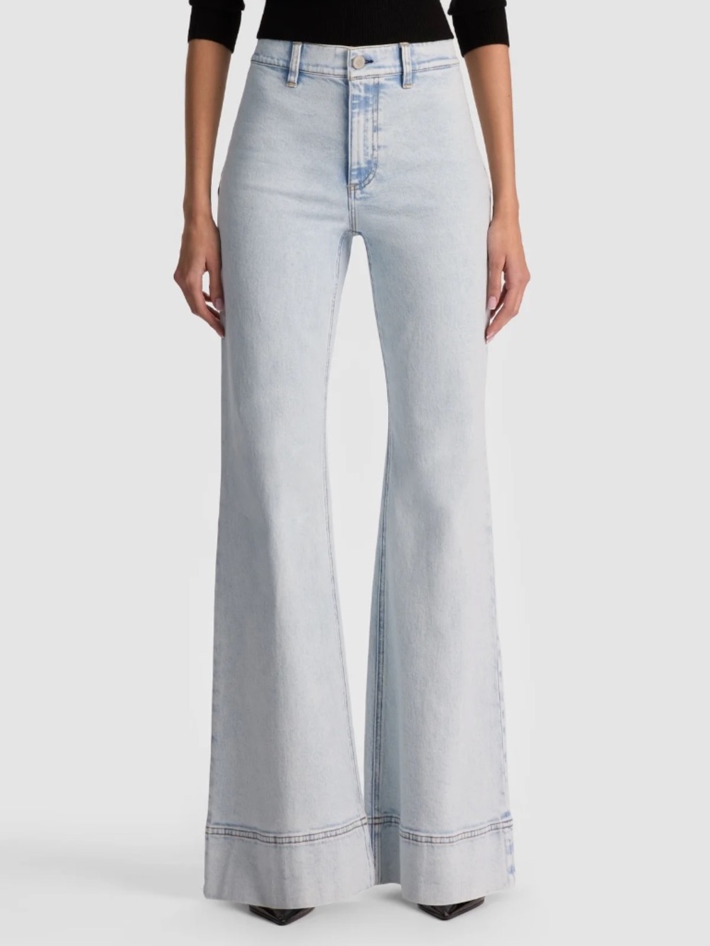 Alice + Olivia Gorgeous Jean Darla Light Indigo size 26